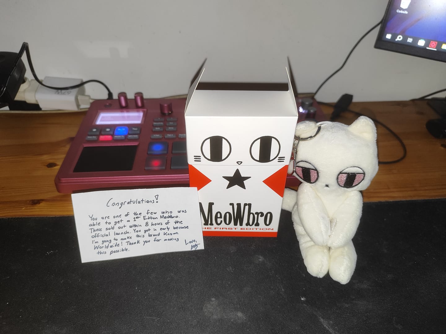 Customer photo review of MeowBro Scrunch Plush