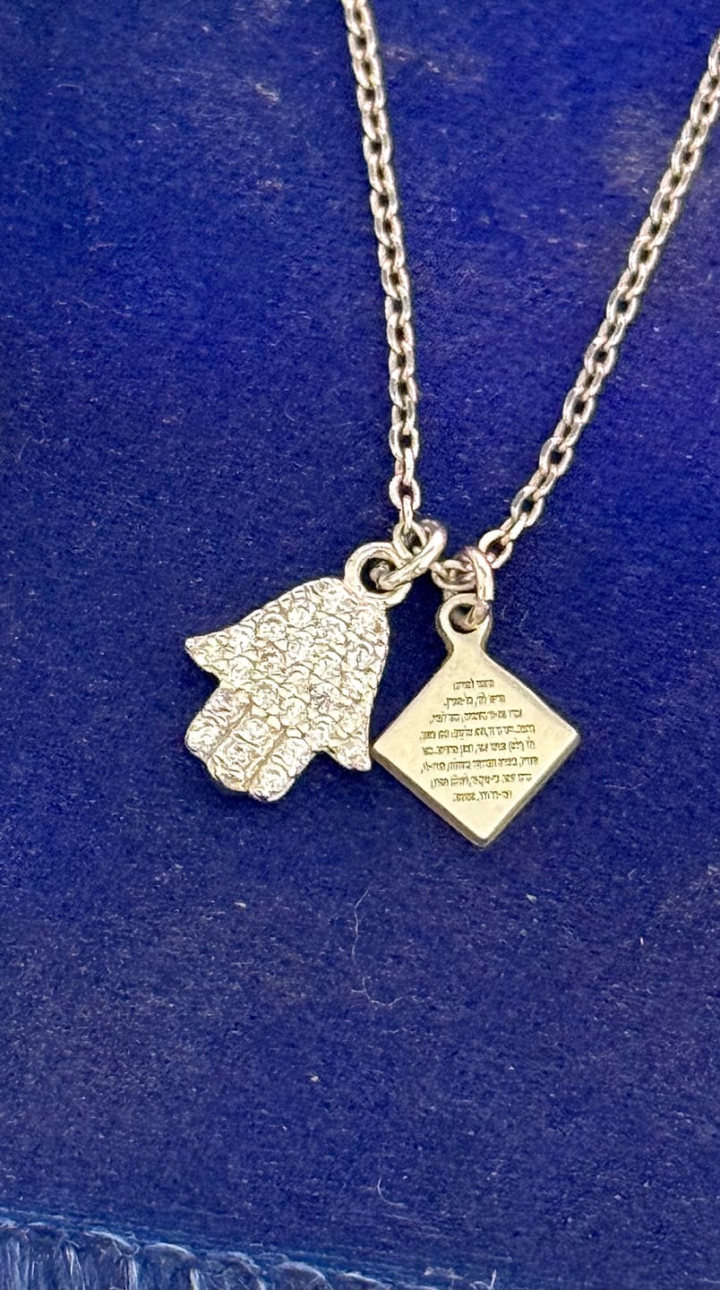 Customer photo review of Talisman Charm Necklace