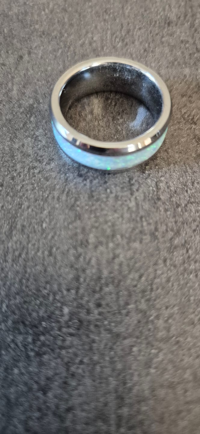 Customer photo review of Bague "Le Glacier" - Tungstène