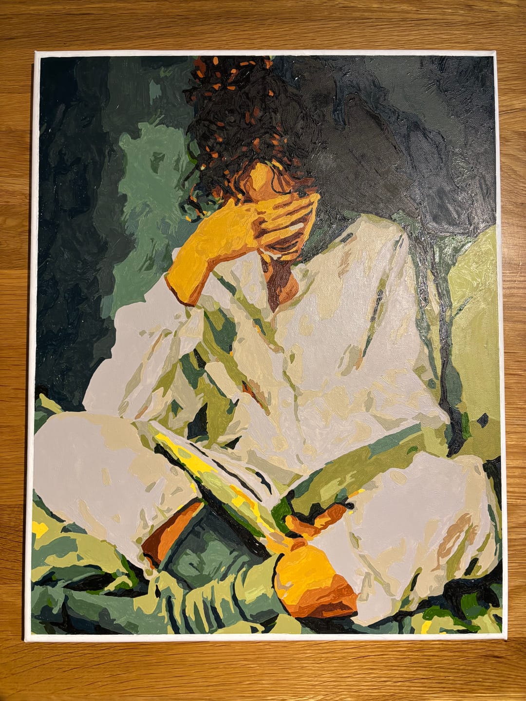 Customer photo review of Reading time | Paint by Number
