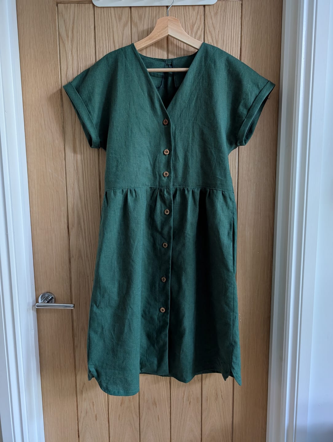 Customer photo review of Washed Linen Blend Fabric