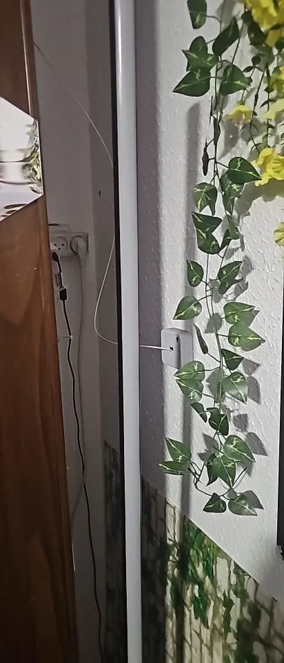Customer photo review of Nordic Inspired Multicolor LED Floor Lamp With Remote Dimmer