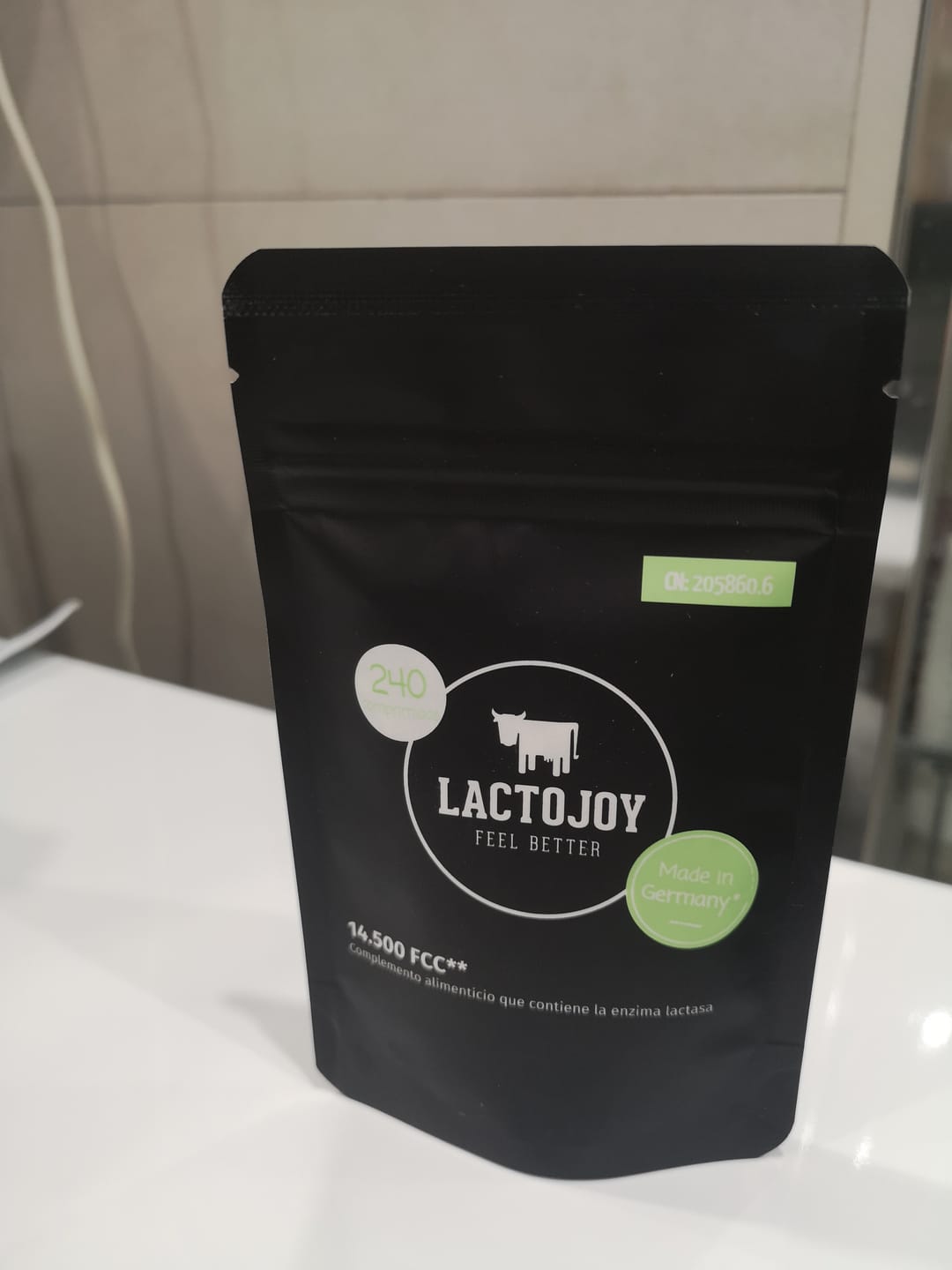 Customer photo review of LactoJoy Lactase Pills - 14.500 FCC - 240 pcs refill bag
