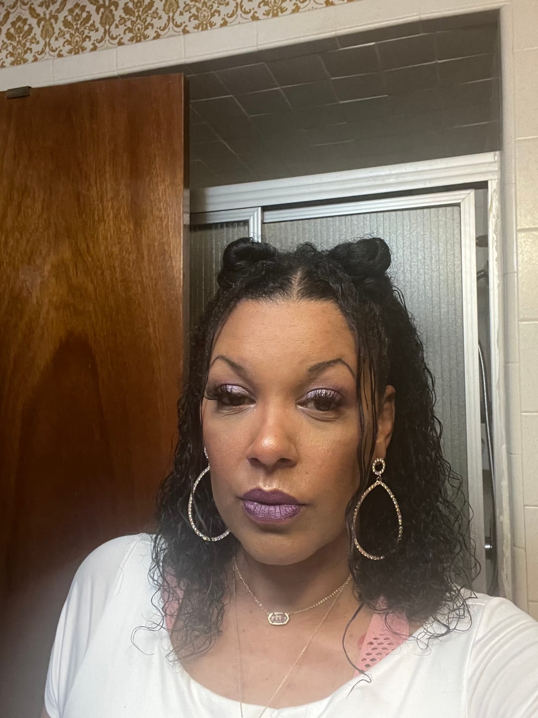 Customer photo review of Slickback Glaze & Cast Your Curls