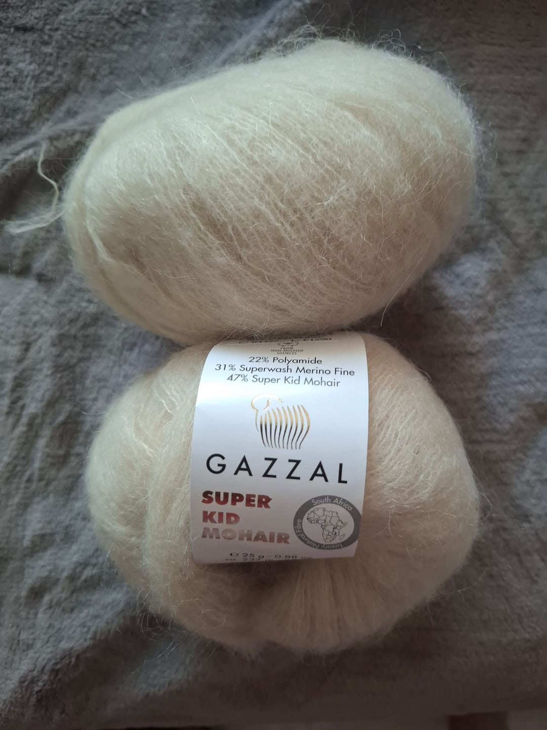 Customer photo review of Gazzal Super Kid Mohair
