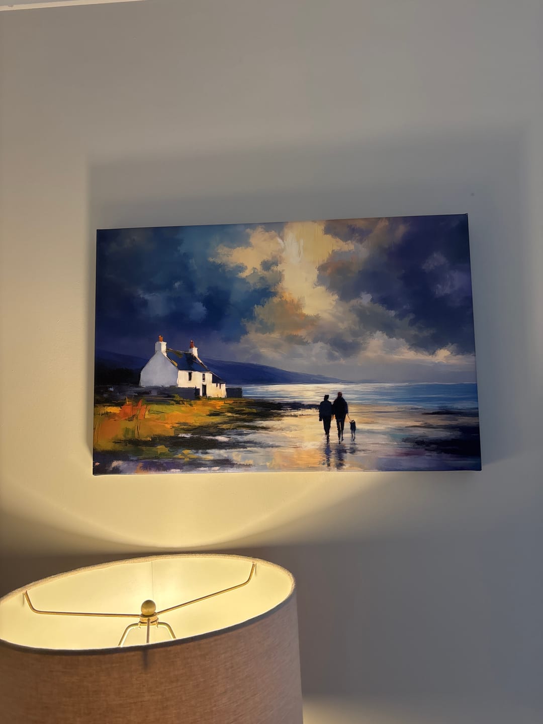 Customer photo review of Out With Duke Canvas Print