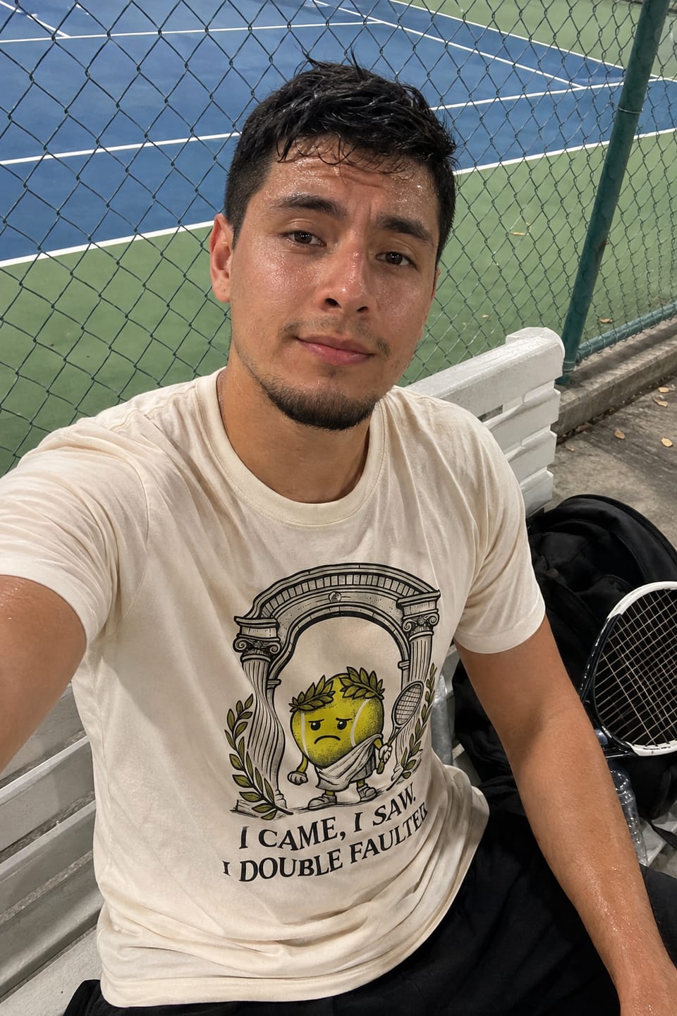 Customer photo review of Sad Caesar T-shirt