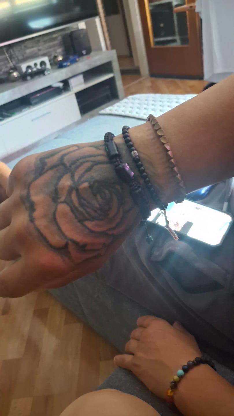 Customer photo review of Tibetisches Kupfer Glücksarmband
