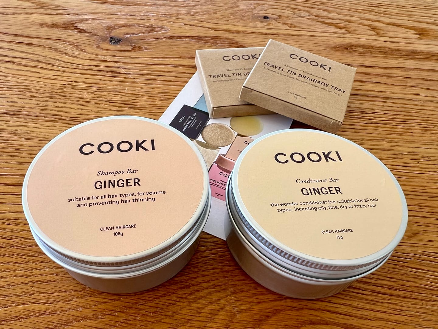 Customer photo review of Jumbo Ginger Shampoo & Conditioner Duo