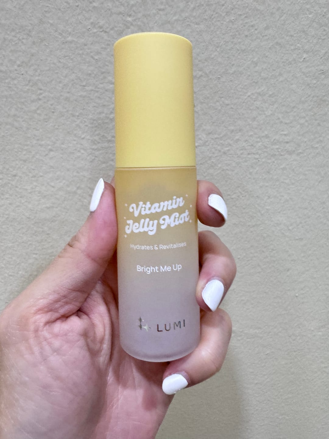 Customer photo review of Bright Me Up Vitamin Jelly Mist