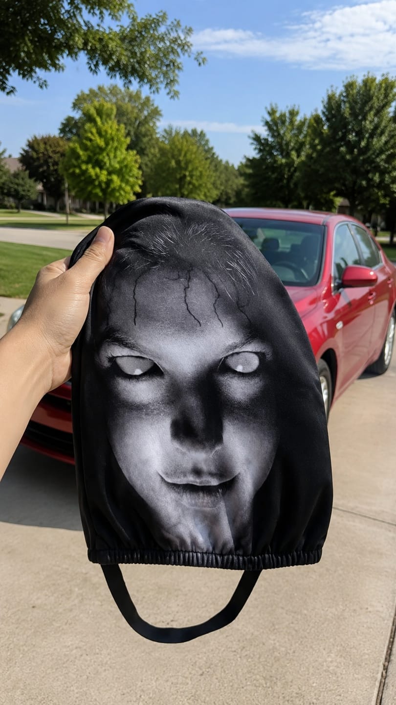 Customer photo review of NightScare™ Headrest Cover