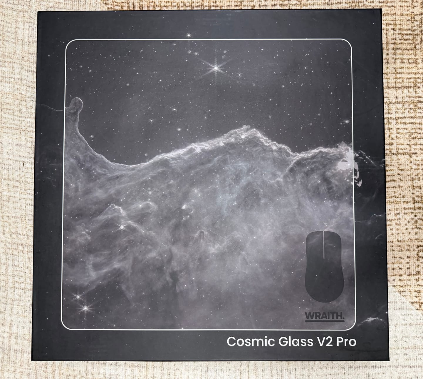 Customer photo review of Wraith Cosmic Glass V2 Cam Mousepad