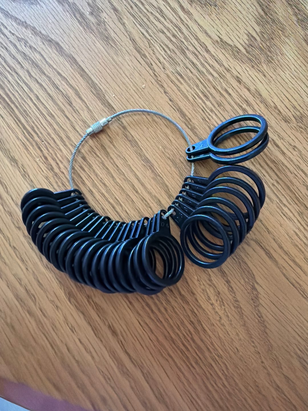 Customer photo review of Thorum Ring Sizer