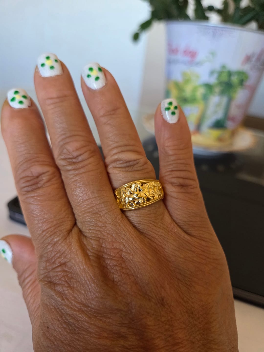 Customer photo review of Running Horses Ring