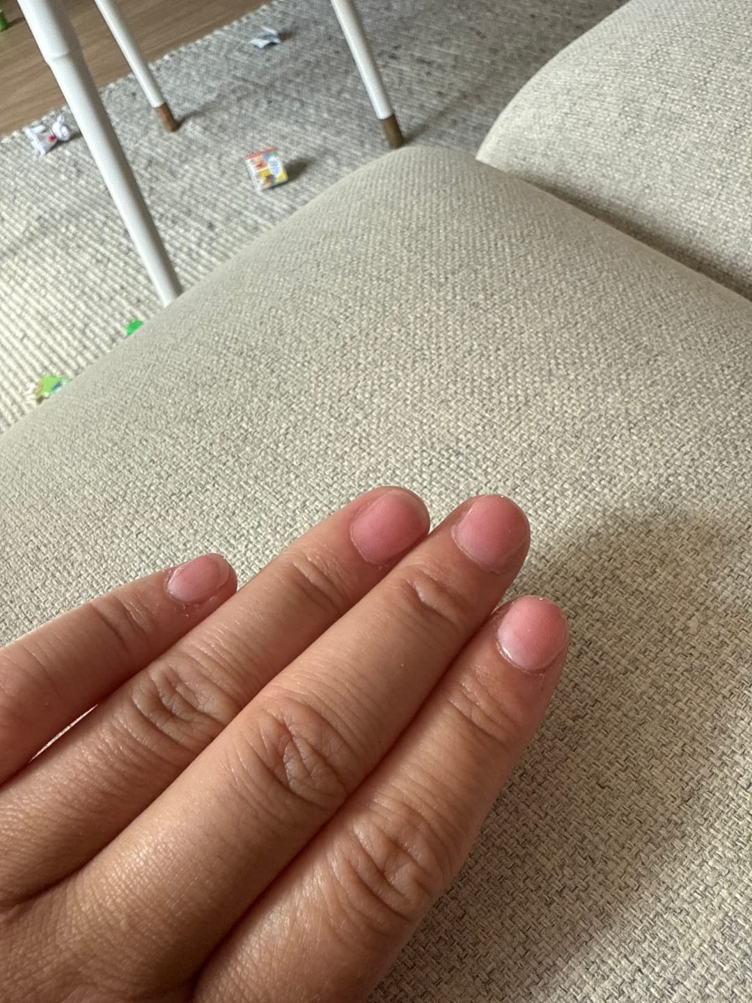 Customer photo review of Gel polish, Rubber base coat, Japanese pink , 10ml