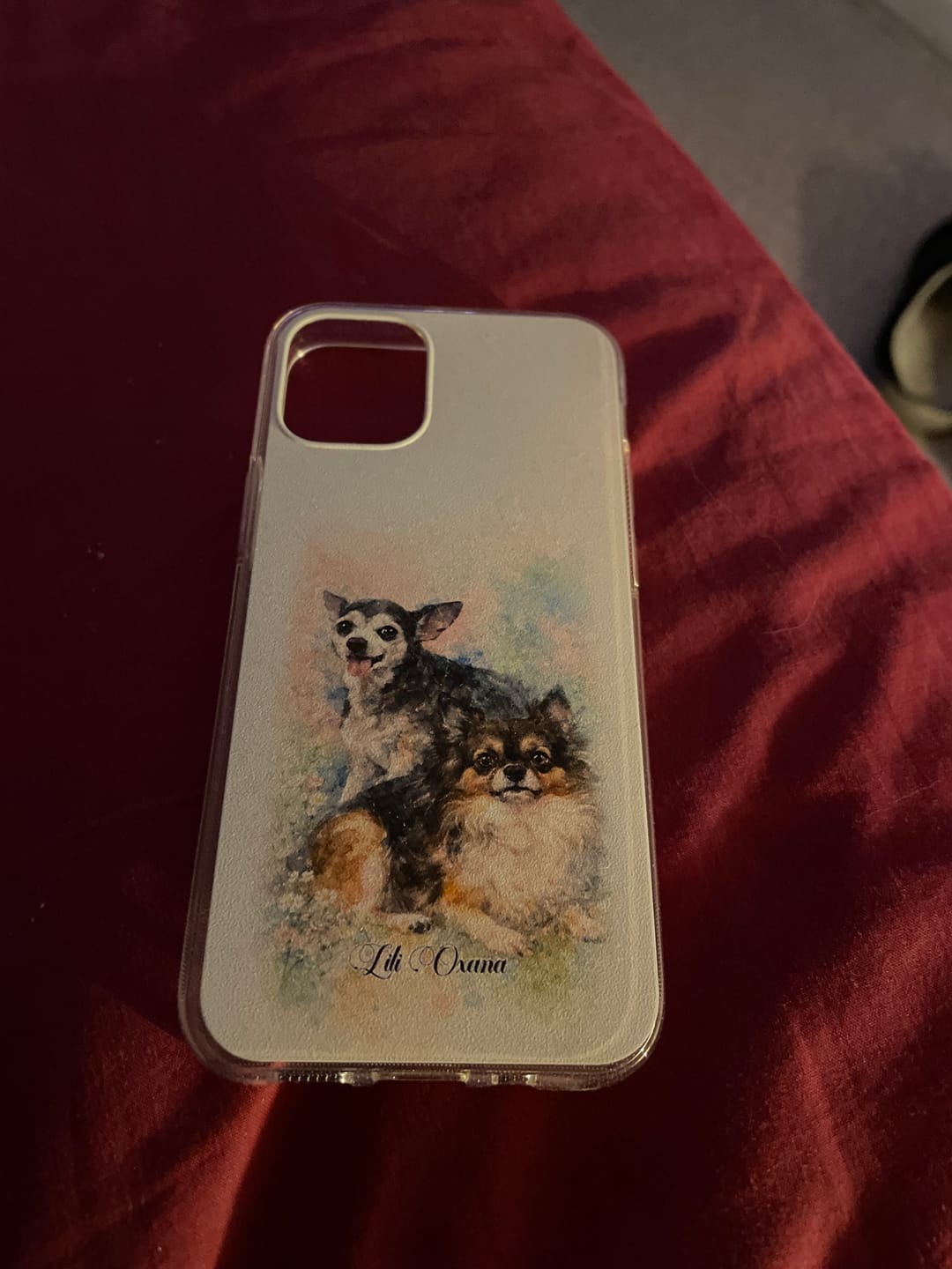 Customer photo review of Aquarelle - Coque de téléphone personnalisée