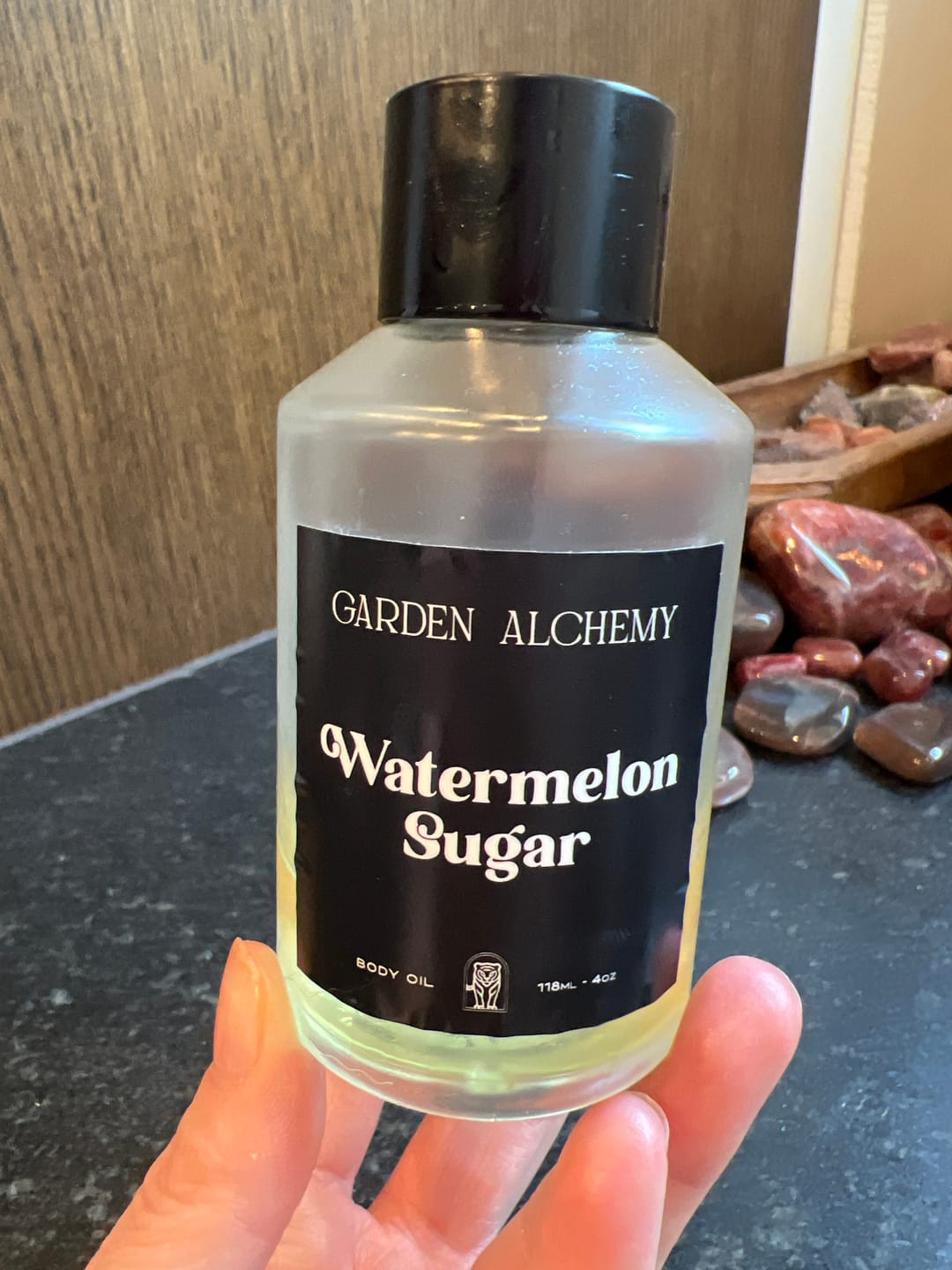 Customer photo review of WATERMELON SUGAR BODY OIL