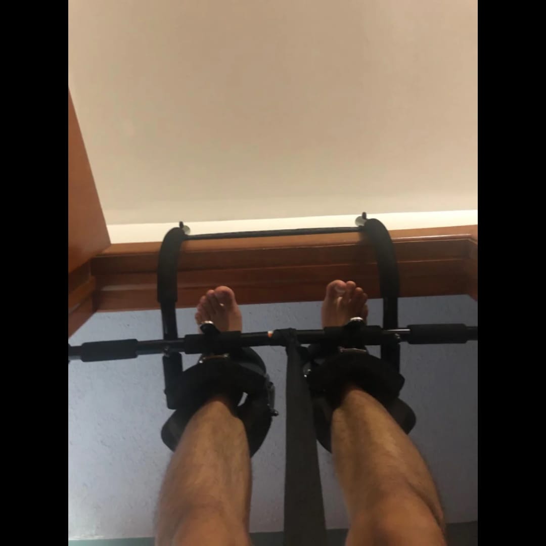 Customer photo review of GravityBoots™ Spinal Decompression