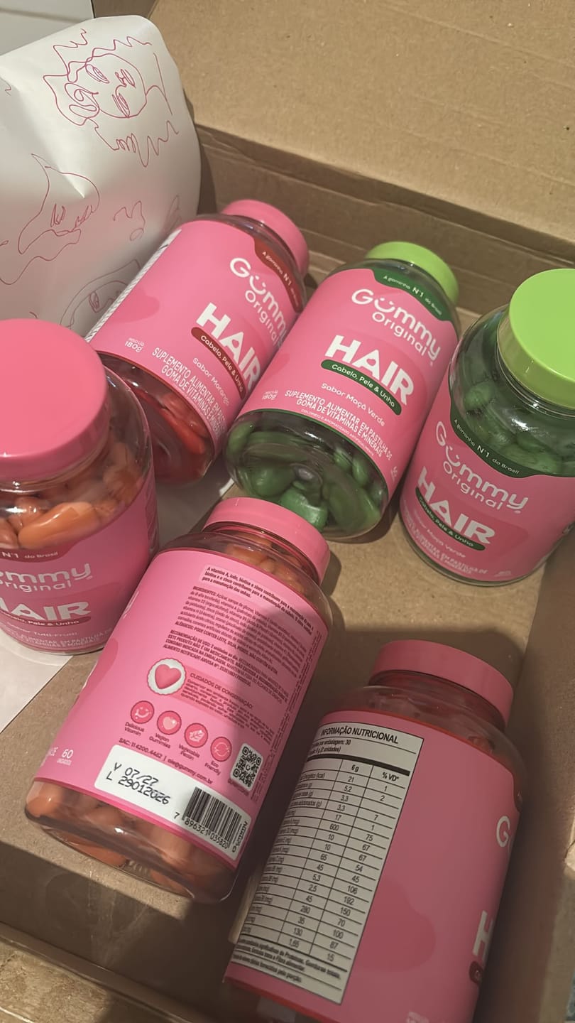 Customer photo review of 6 Gummy® Hair - 180g