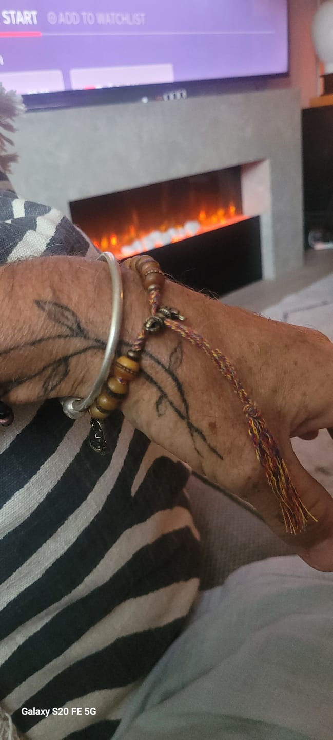 Customer photo review of Sacred Manjushri "Wisdom & Severance" Relic Amulet