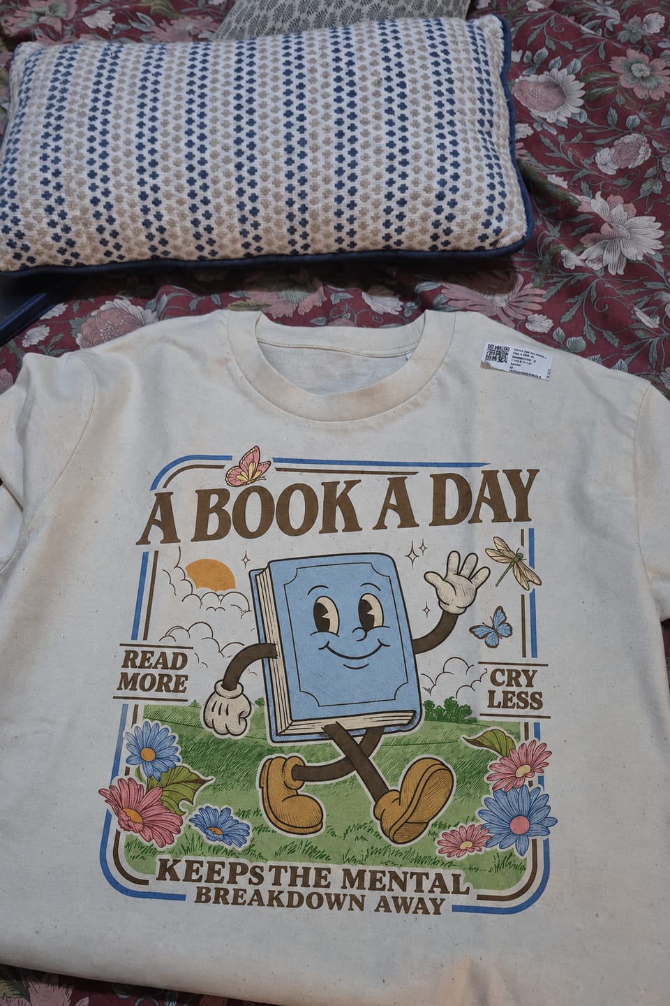 Customer photo review of A Book A Day T-Shirt