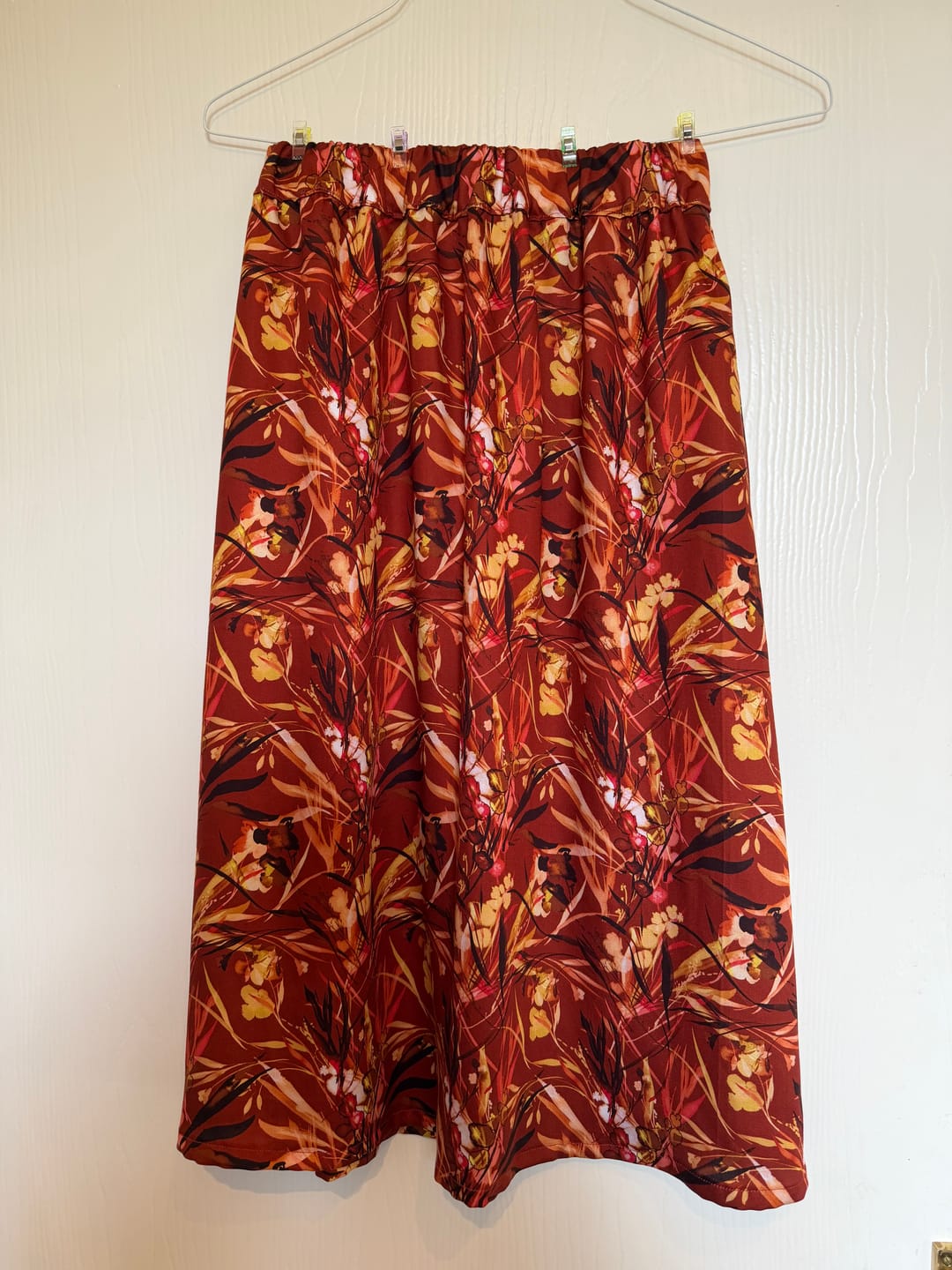 Customer photo review of Harvest Glow Viscose Fabric