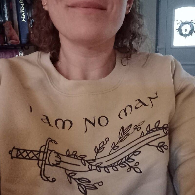 Customer photo review of I Am Not Man T-Shirt