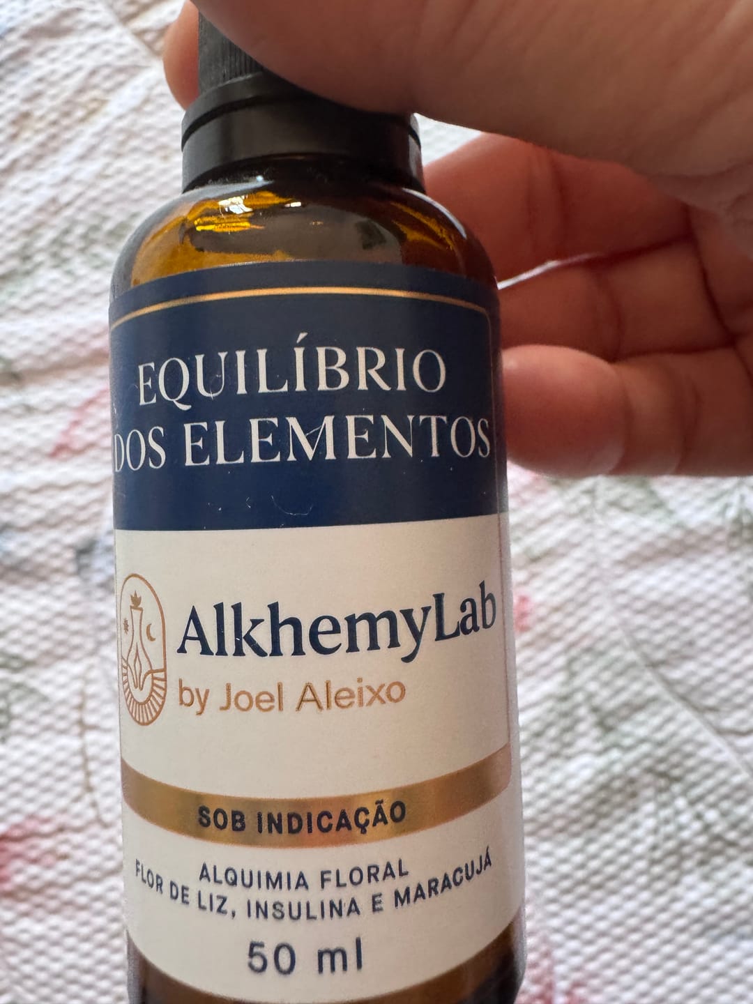 Customer photo review of Floral Equilíbrio dos Elementos 50ml