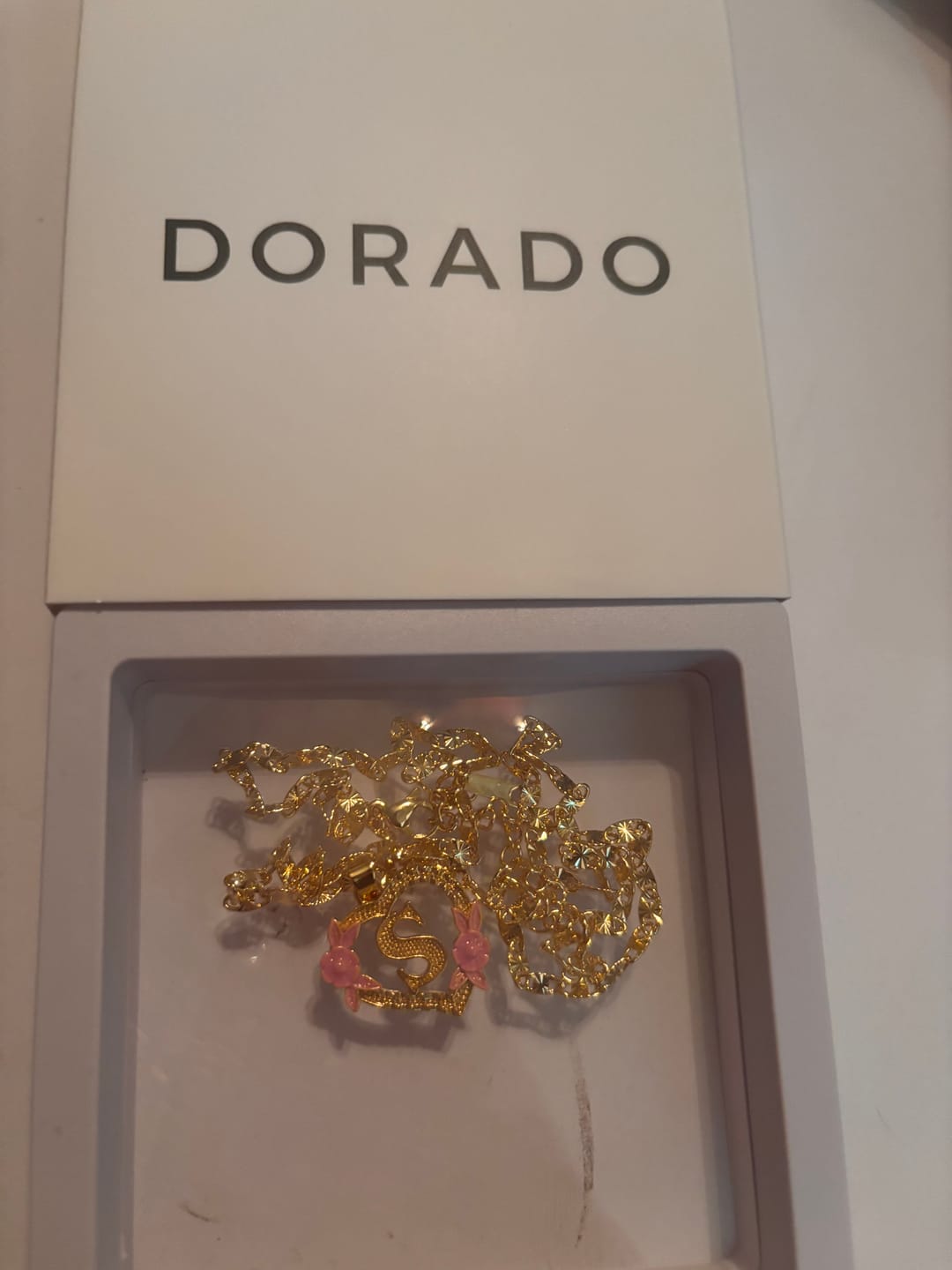 Customer photo review of Name Bracelet w/ Cuban Chain