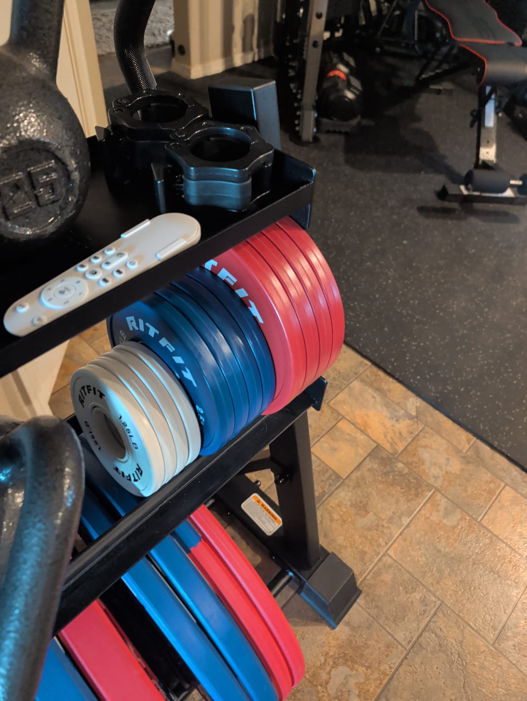 Customer photo review of RitFit Mini Rubber Weight Plates Standard Set