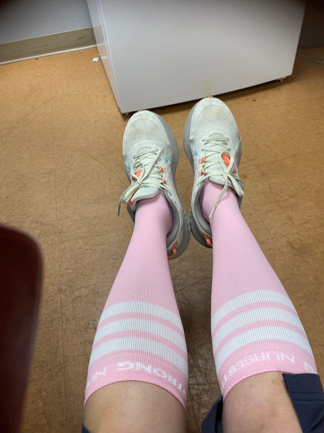 Customer photo review of NurseStrong Performance Compression Socks