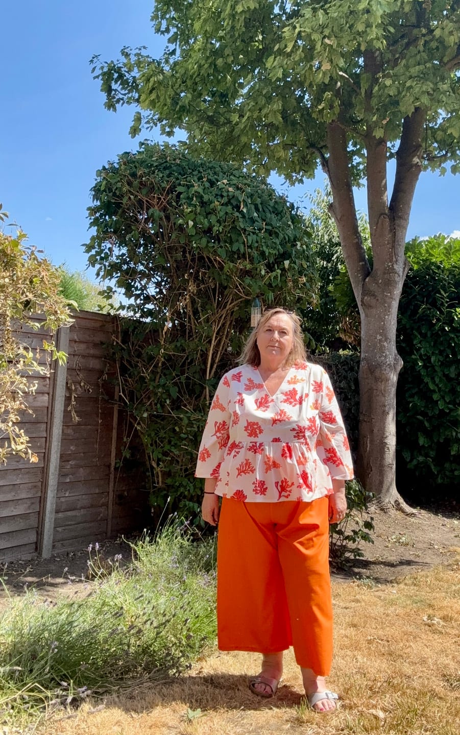 Customer photo review of Plain Linen Viscose Blend Fabric