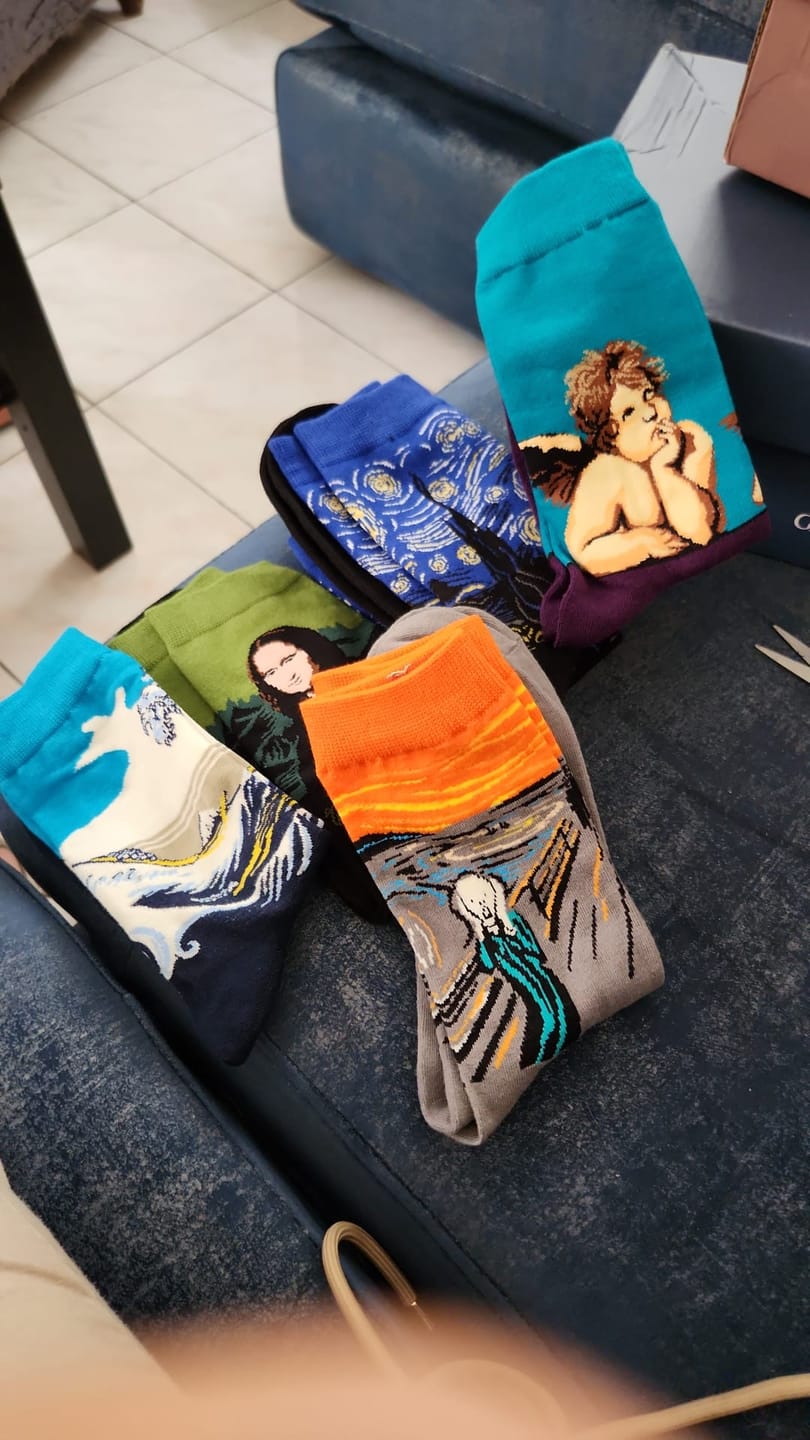 Customer photo review of Art Socks bundle - 5 Pairs pack