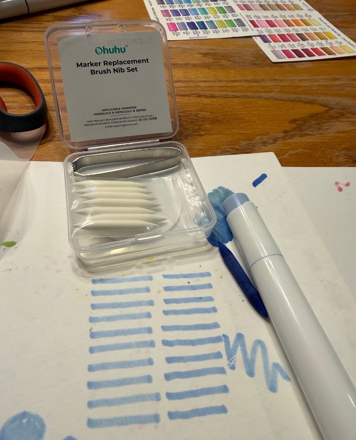 Customer photo review of Ohuhu Marker Ink BV38 / B290 / PB1 Refill for Alcohol marker