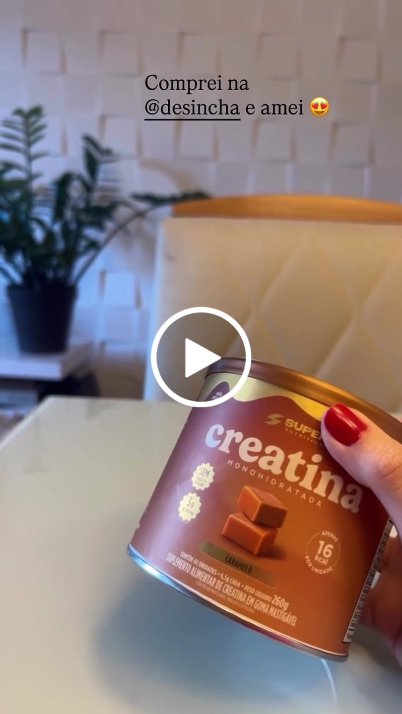 Customer video review of Caramelo Creatina