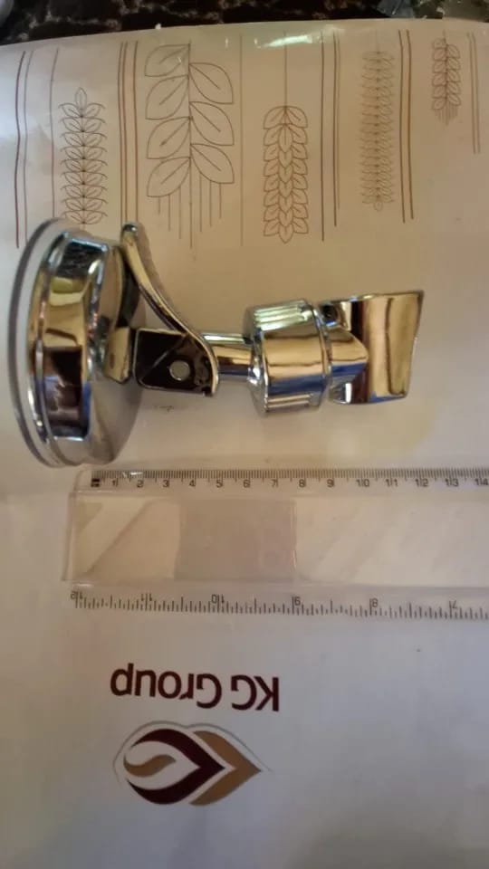 Customer photo review of Adjustable Suction Cup Shower Head Holder (No Drill)