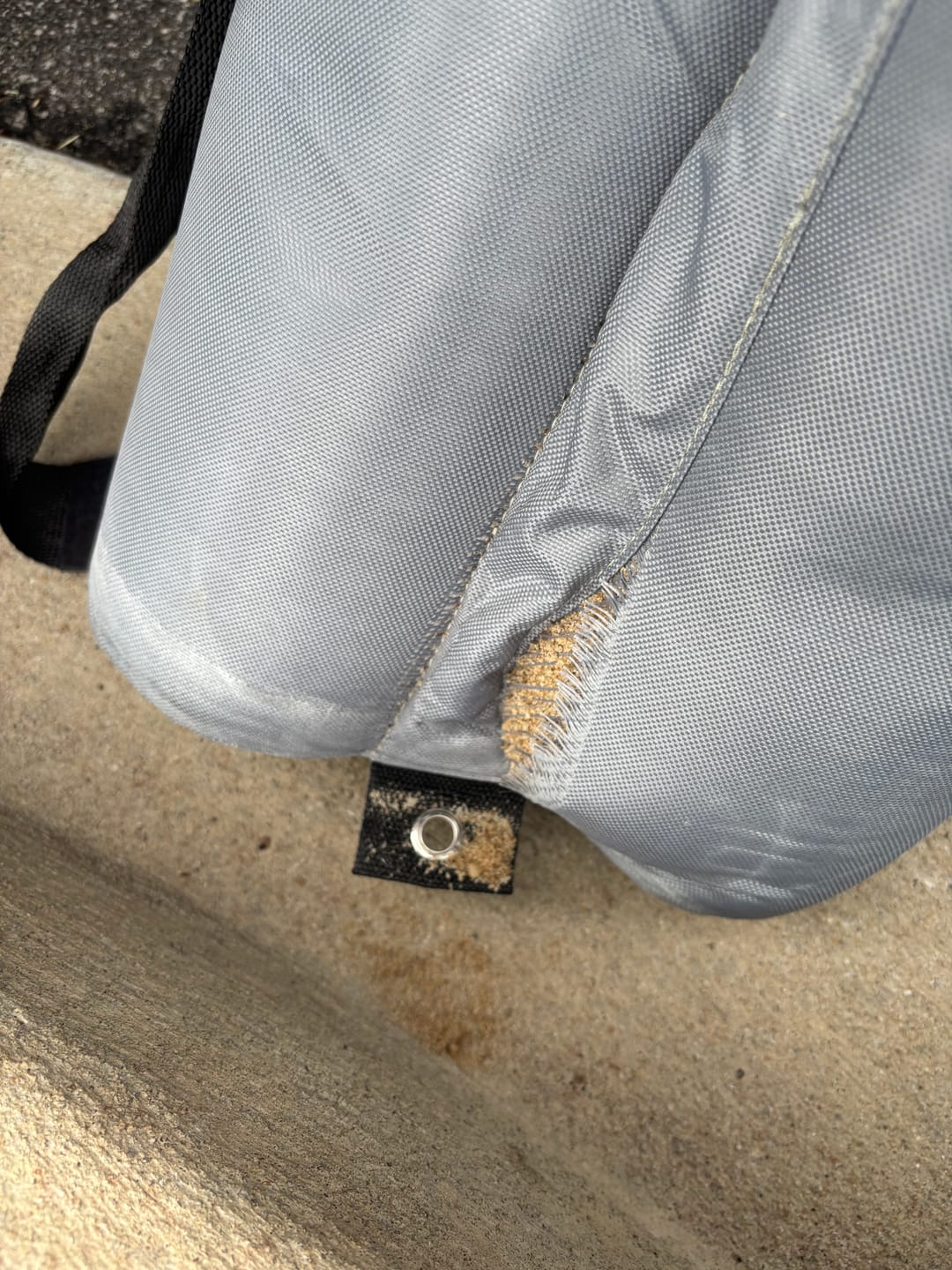Customer photo review of ABCCANOPY Heavy Duty Weight Bags (Set of 4)