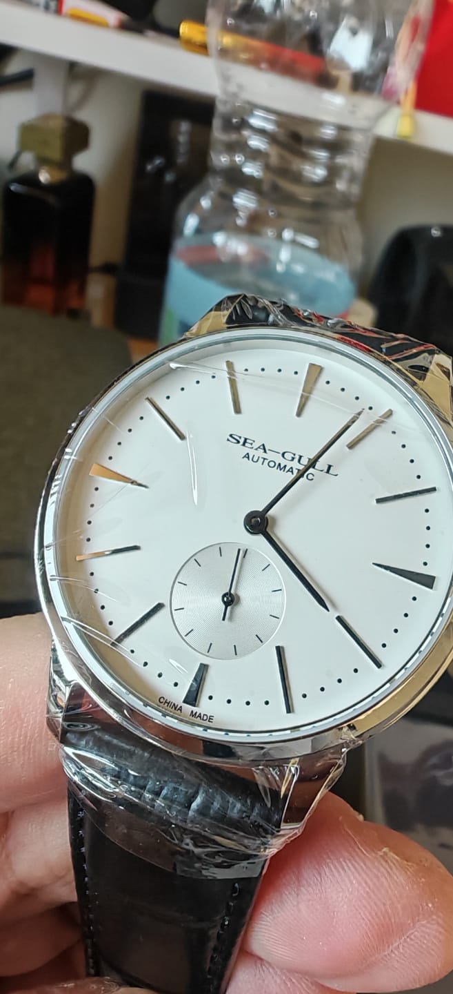 Customer photo review of Small Triple Hands | Business | Seconds Sub-dial | 40mm