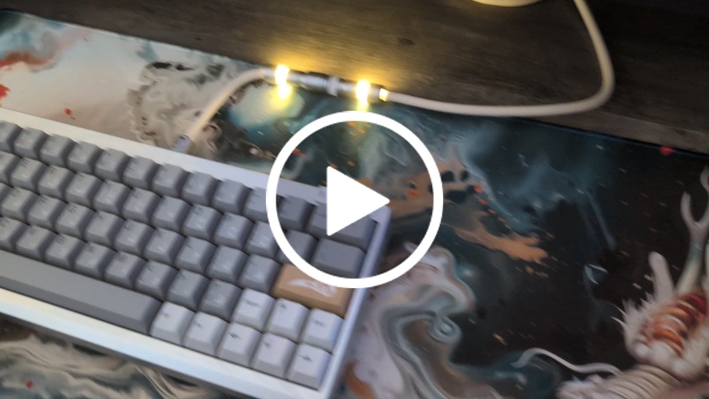 Customer video review of UNKNOWN ERROR 8KHZ HE GAMING KEYBOARD CABLE- A01