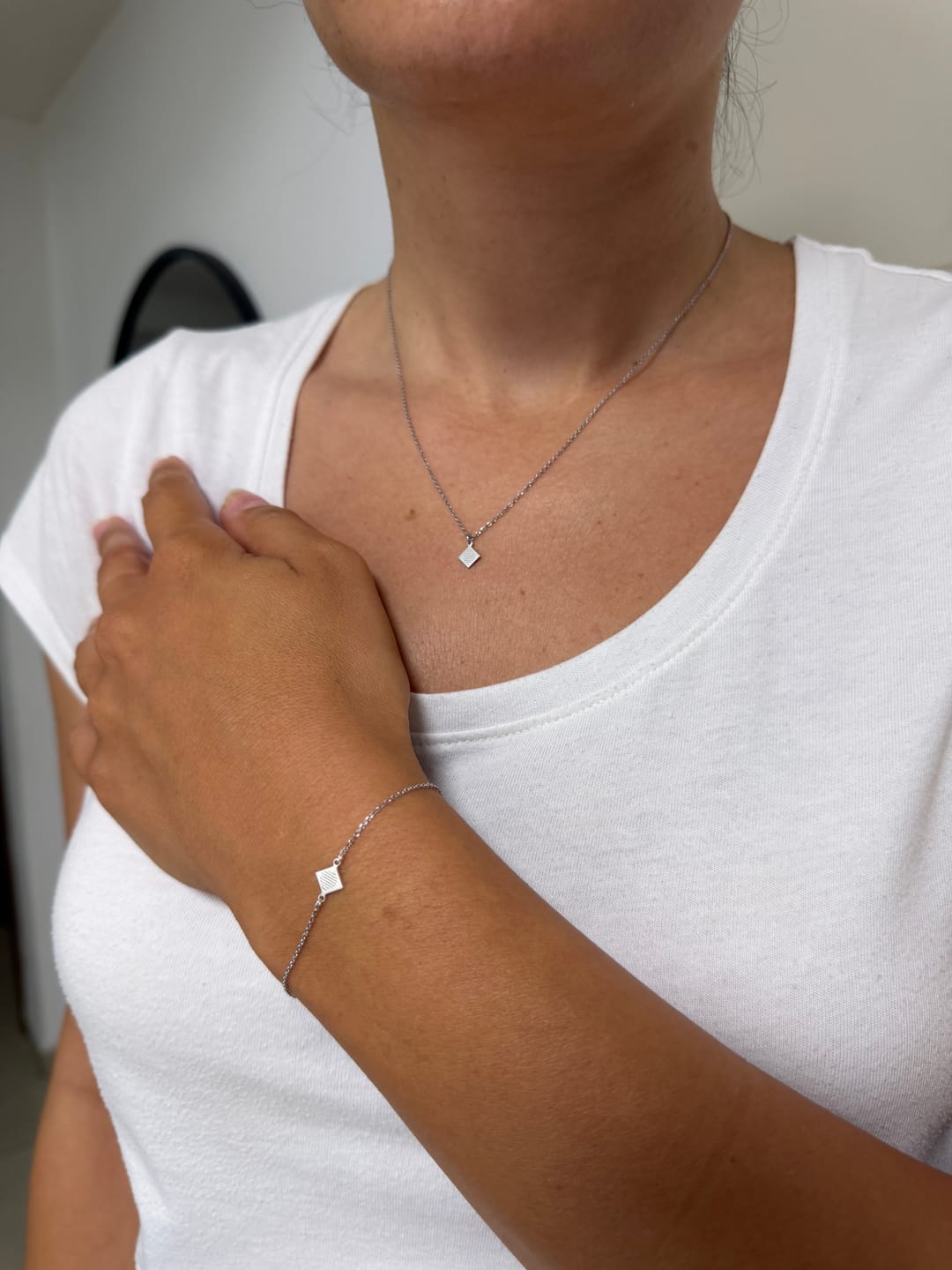 Customer photo review of Rhombus Bracelet