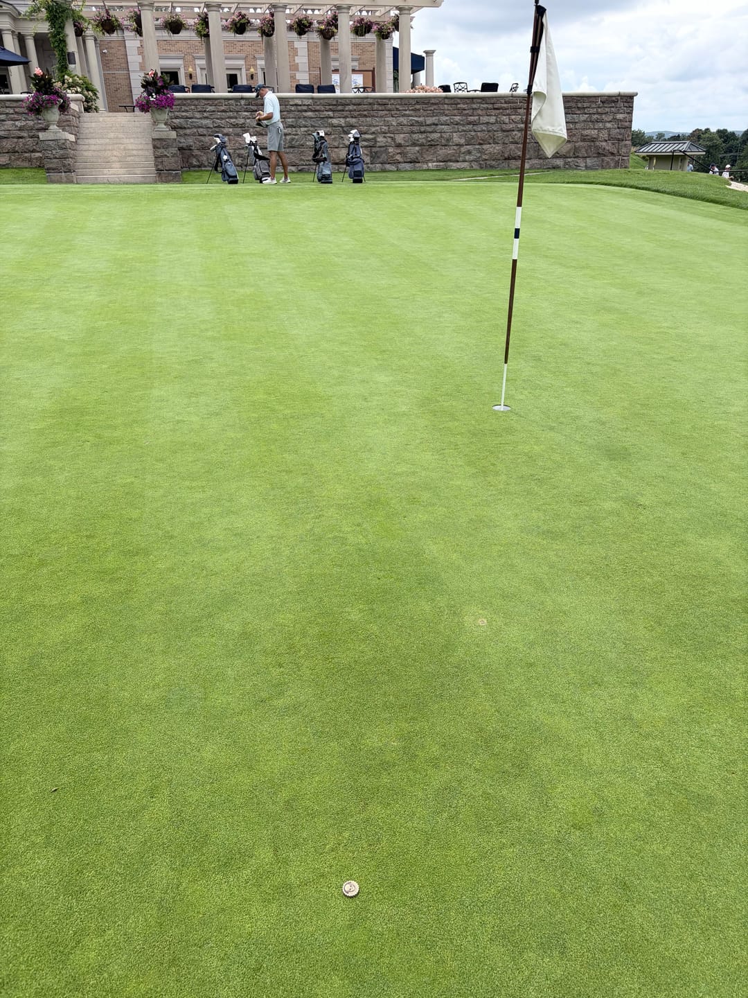 Customer photo review of Death Before 3 Putts - Brass EDC Marker