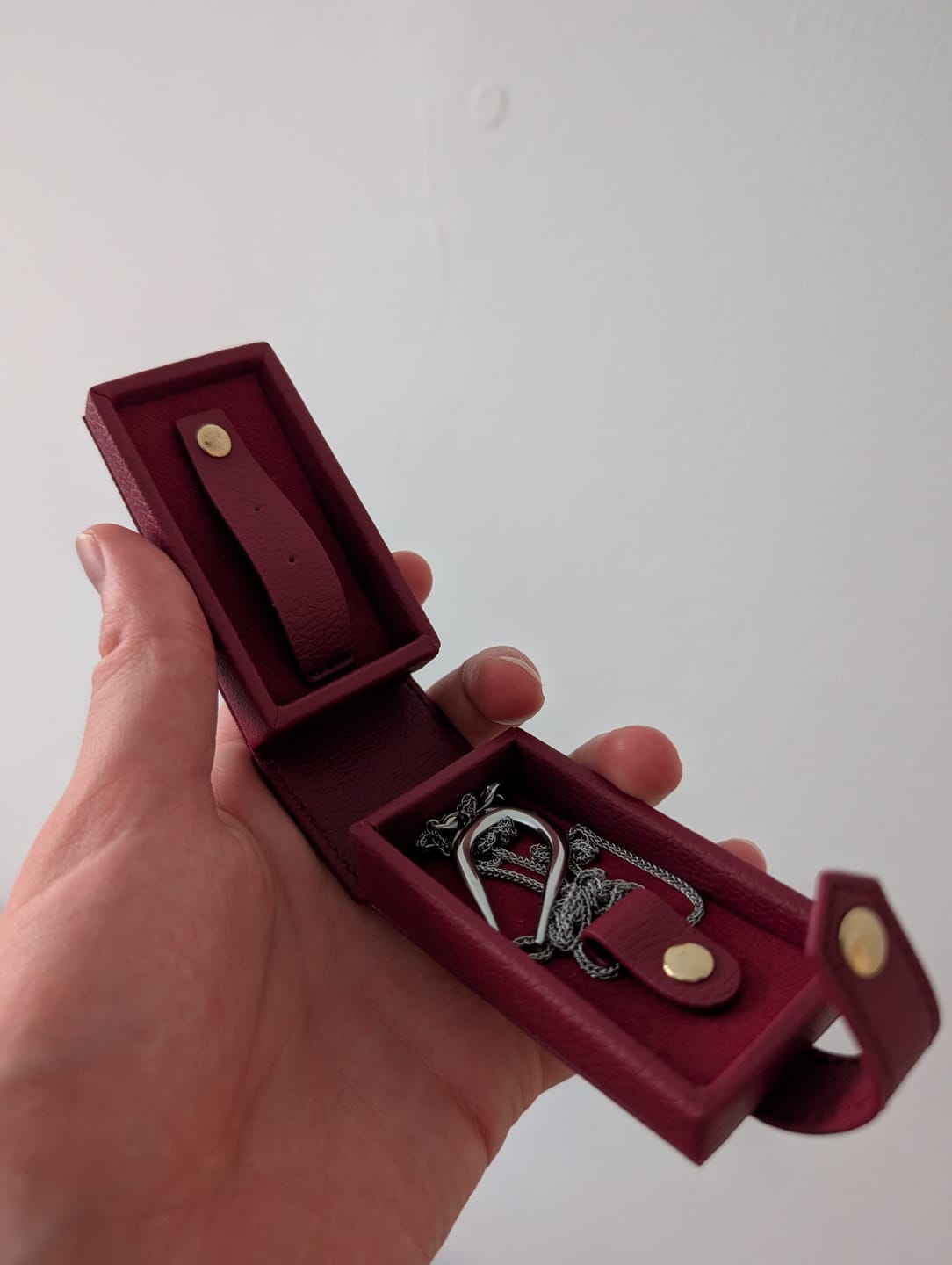 Customer photo review of Mini Travel Jewellery Box