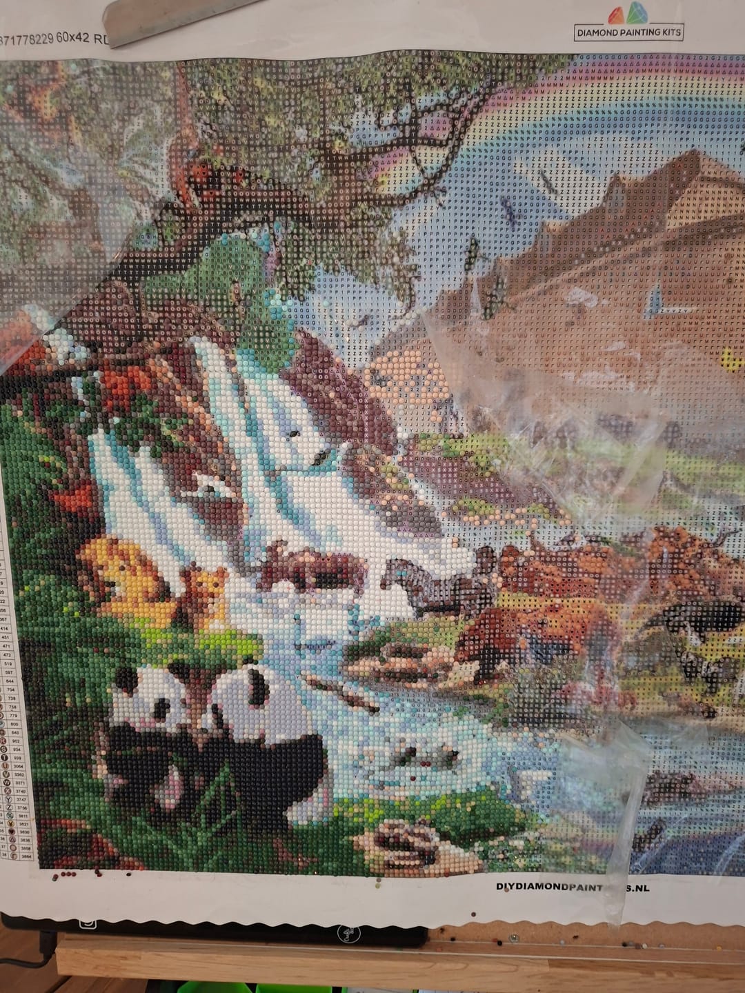 Customer photo review of DIY Diamond Painting - Dieren in de Ark van Noach PIX-996