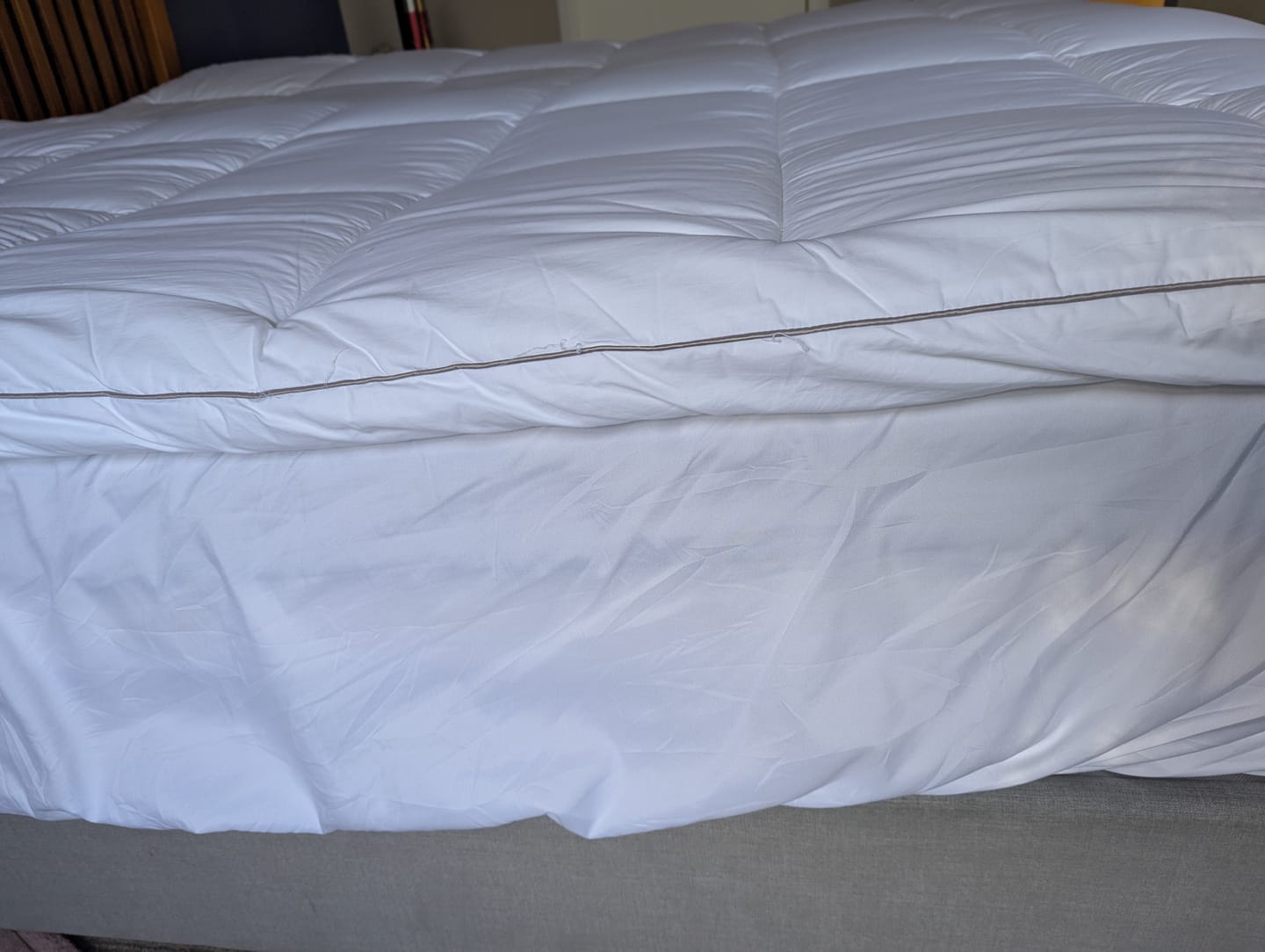Customer photo review of Muscle Mat Luxury Mattress Topper