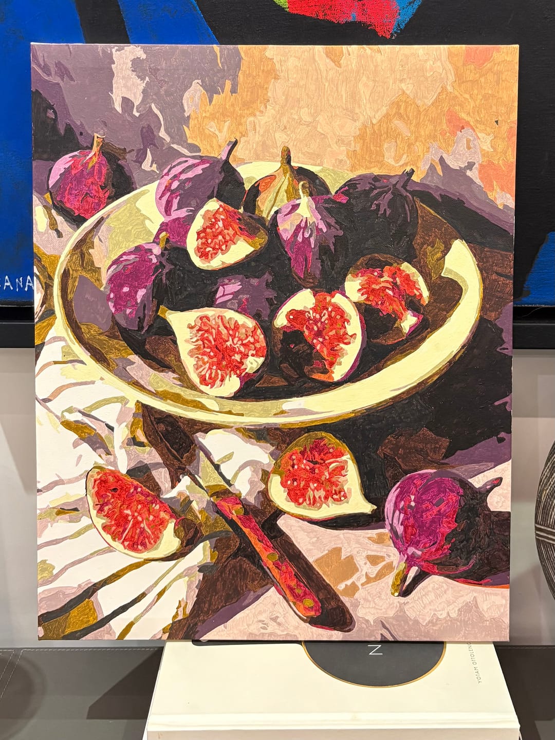 Customer photo review of Figs plate | Paint by Number