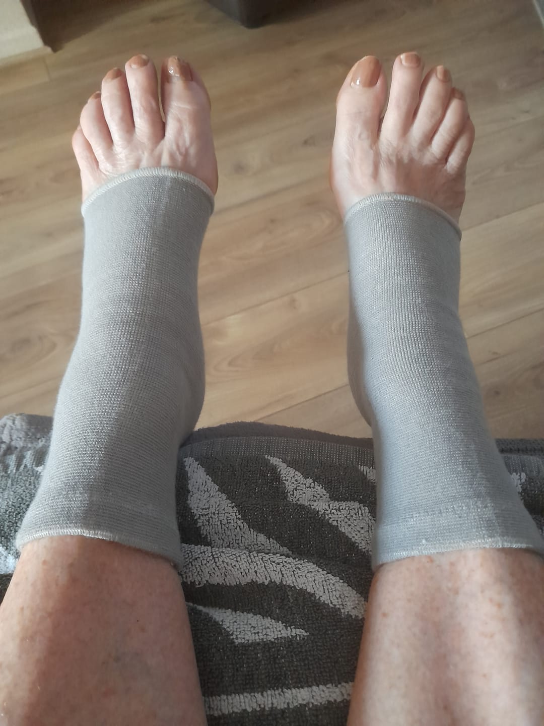 Customer photo review of Chaussettes Anti-fatigue en Bambou