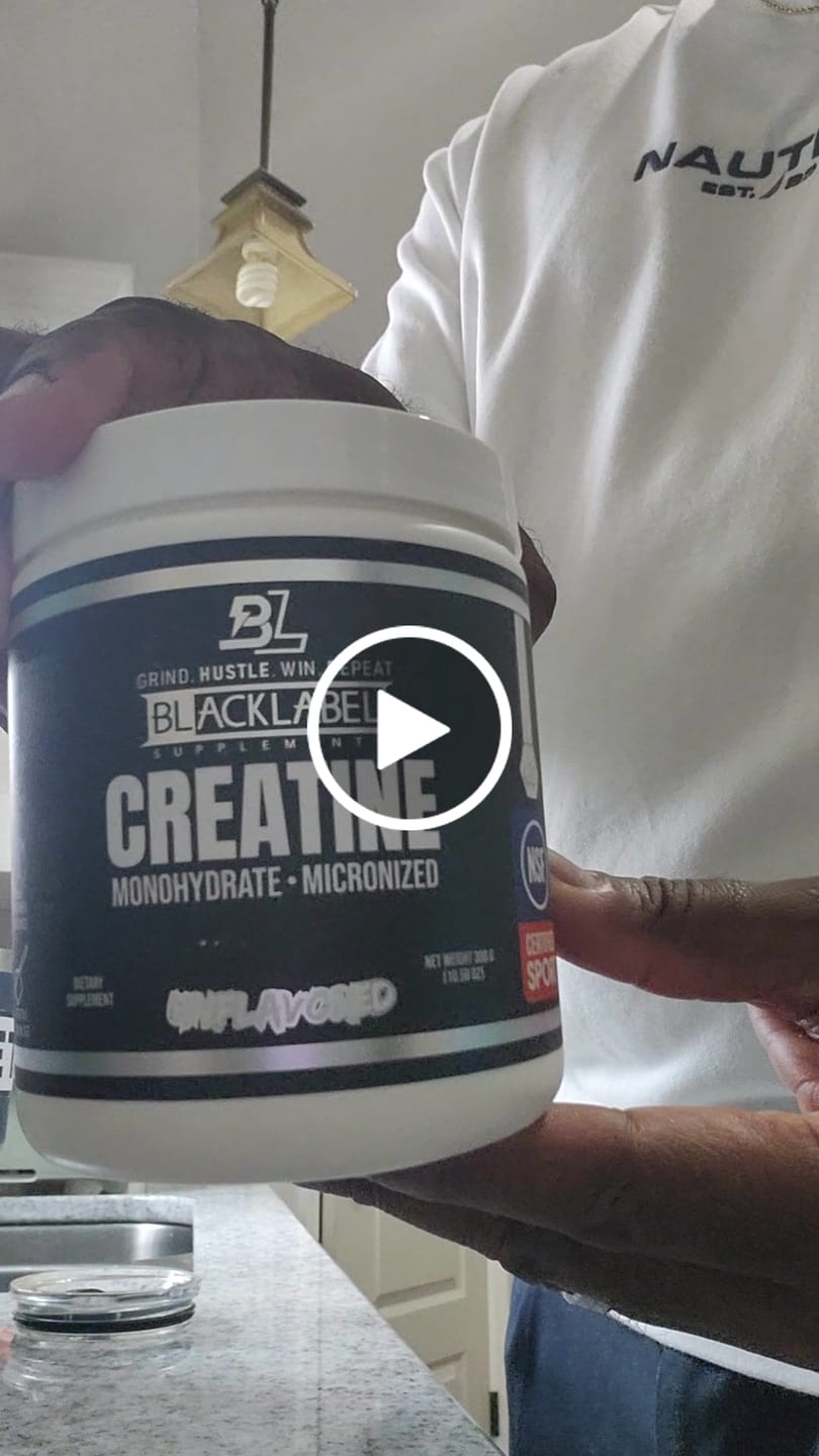 Customer video review of CREATINE MONOHYDRATE