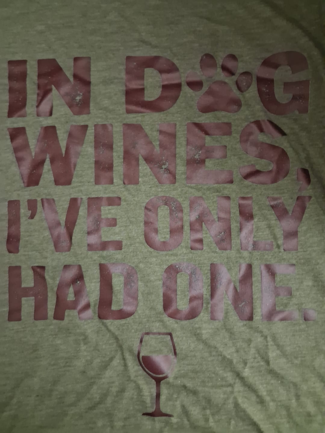 Customer photo review of Dog Wines | Women's Cut