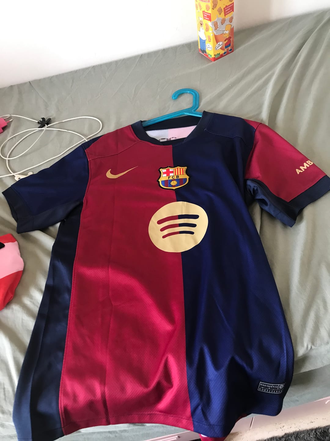 Customer photo review of CAMISETA BARCELONA HOME 2024/25