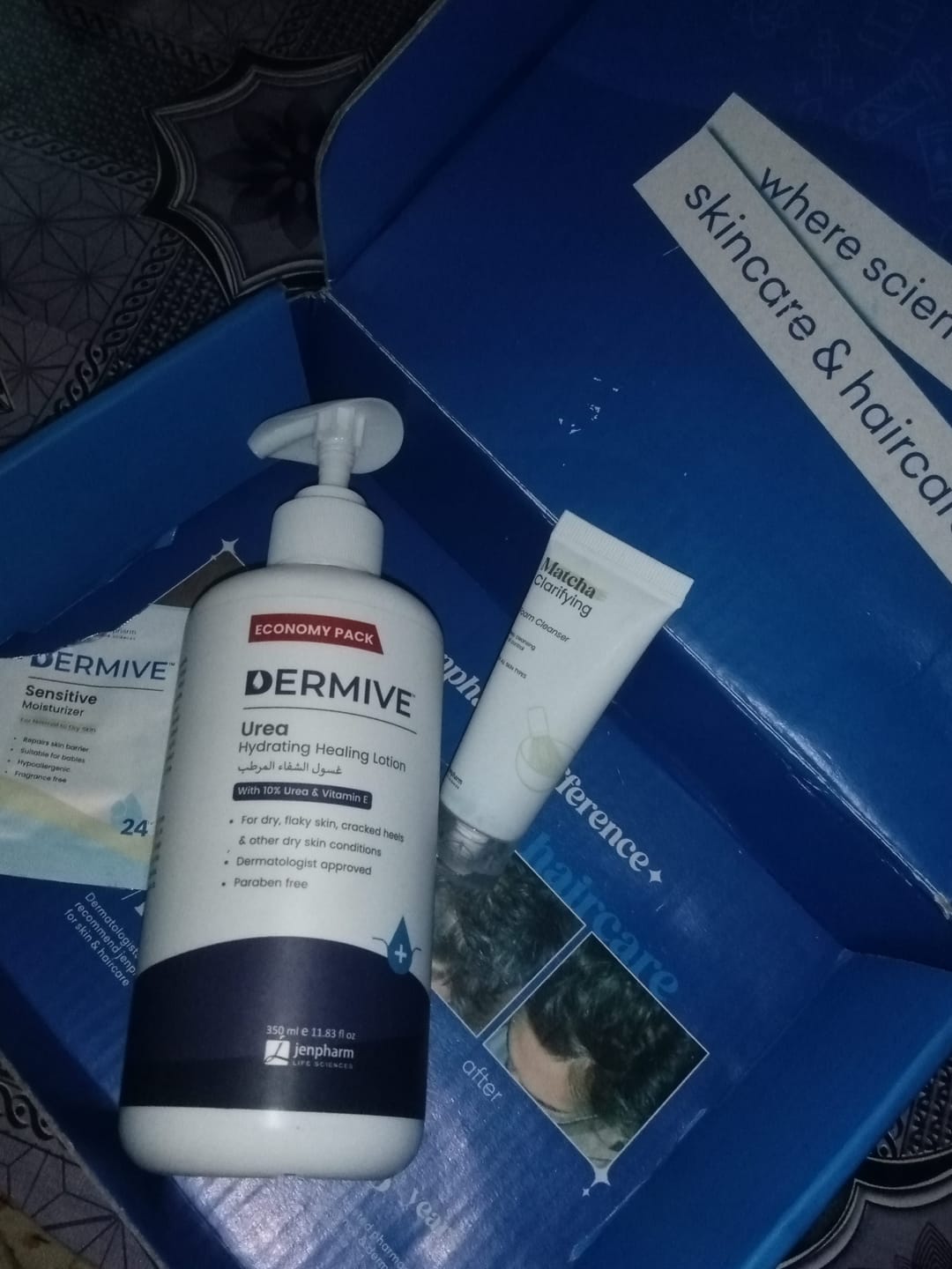 Customer photo review of Dermive Urea Economy Pack